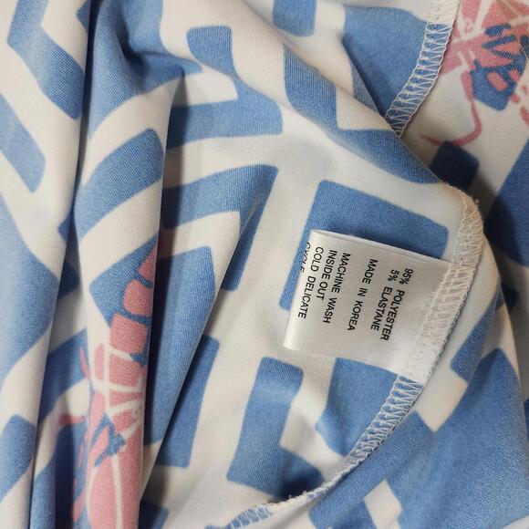 Tracy Negoshian Dress Multicolor Short Sleeve Size Medium - Picture 5 of 9